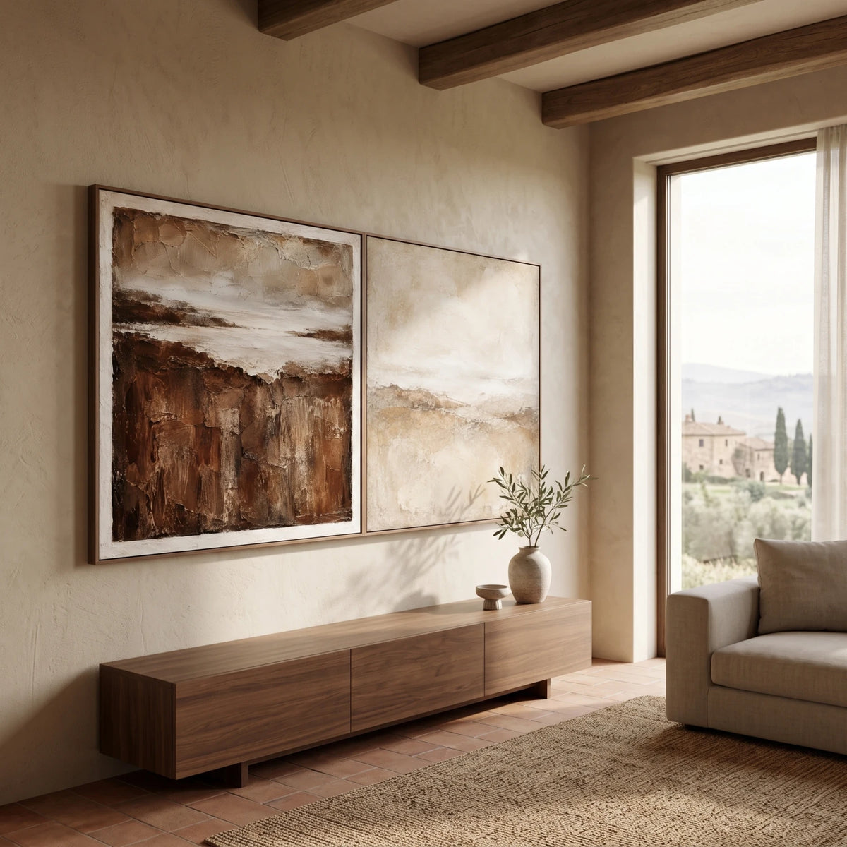 Earth and Mist Horizon Duet — artwork view 1