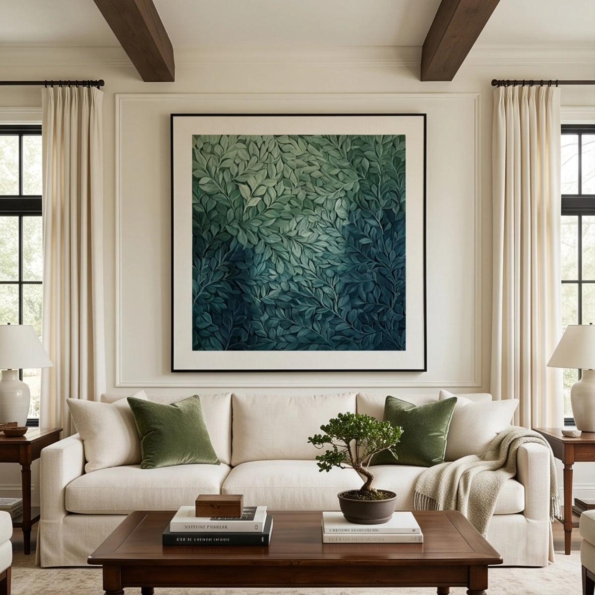 Emerald Canopy Depths — artwork view 1