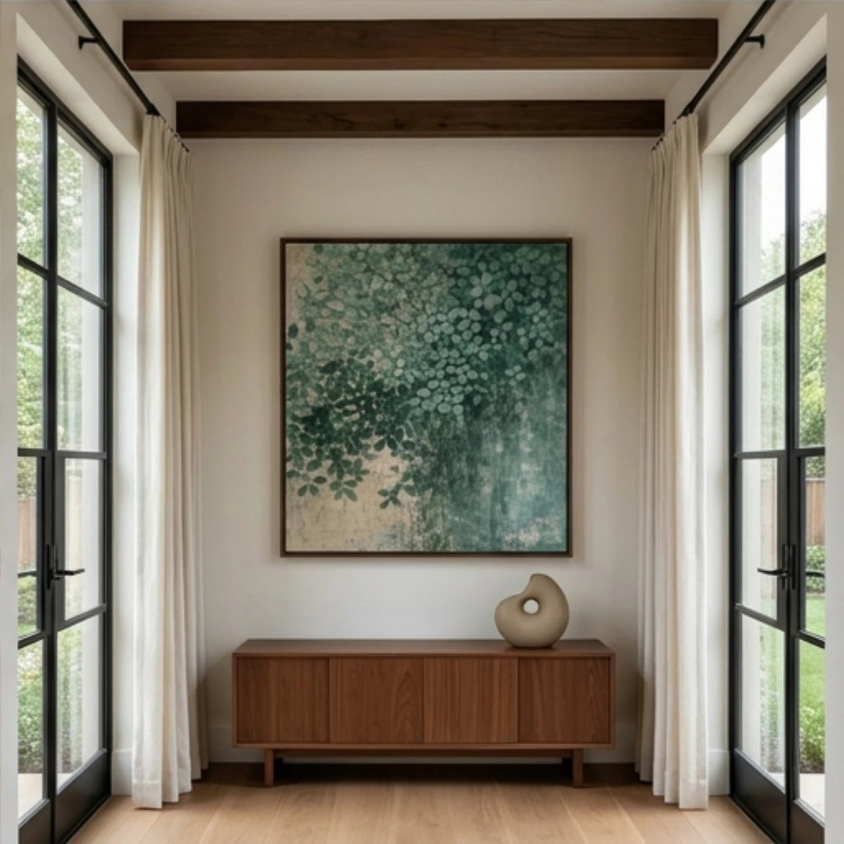 Emerald Foliage Cascade — artwork view 4