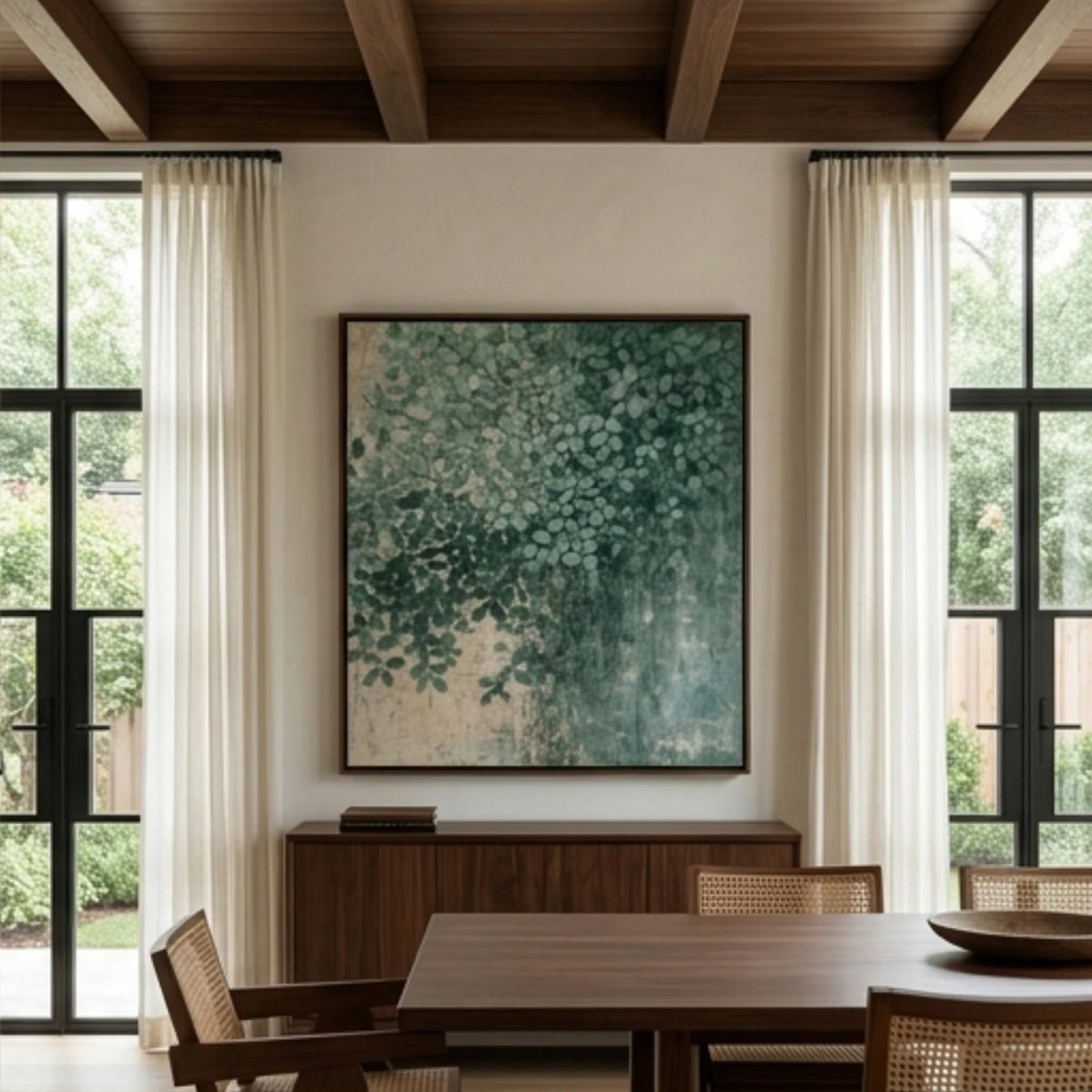 Emerald Foliage Cascade — artwork view 6