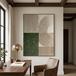 Forest and Ivory Geometry — artwork view 11
