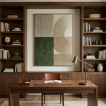 Forest and Ivory Geometry — artwork view 3