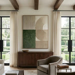 Forest and Ivory Geometry — artwork view 6