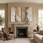 Gilded Ivory Currents — artwork view 6