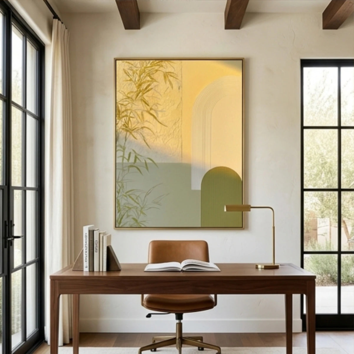 Golden Bamboo Arches — artwork view 10
