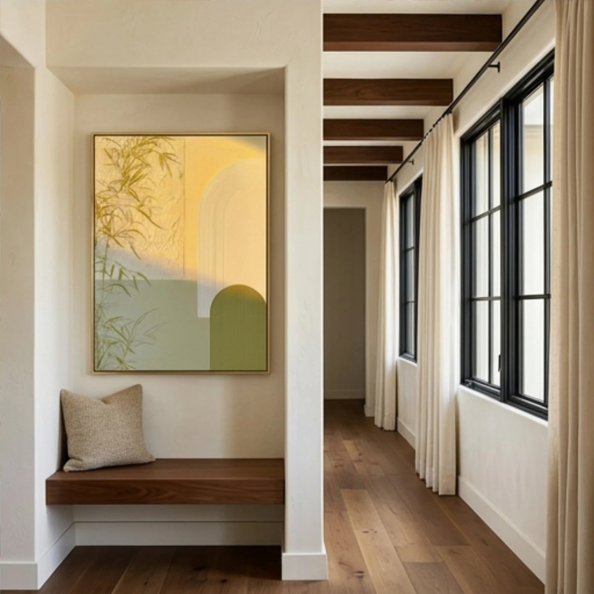 Golden Bamboo Arches — artwork view 11