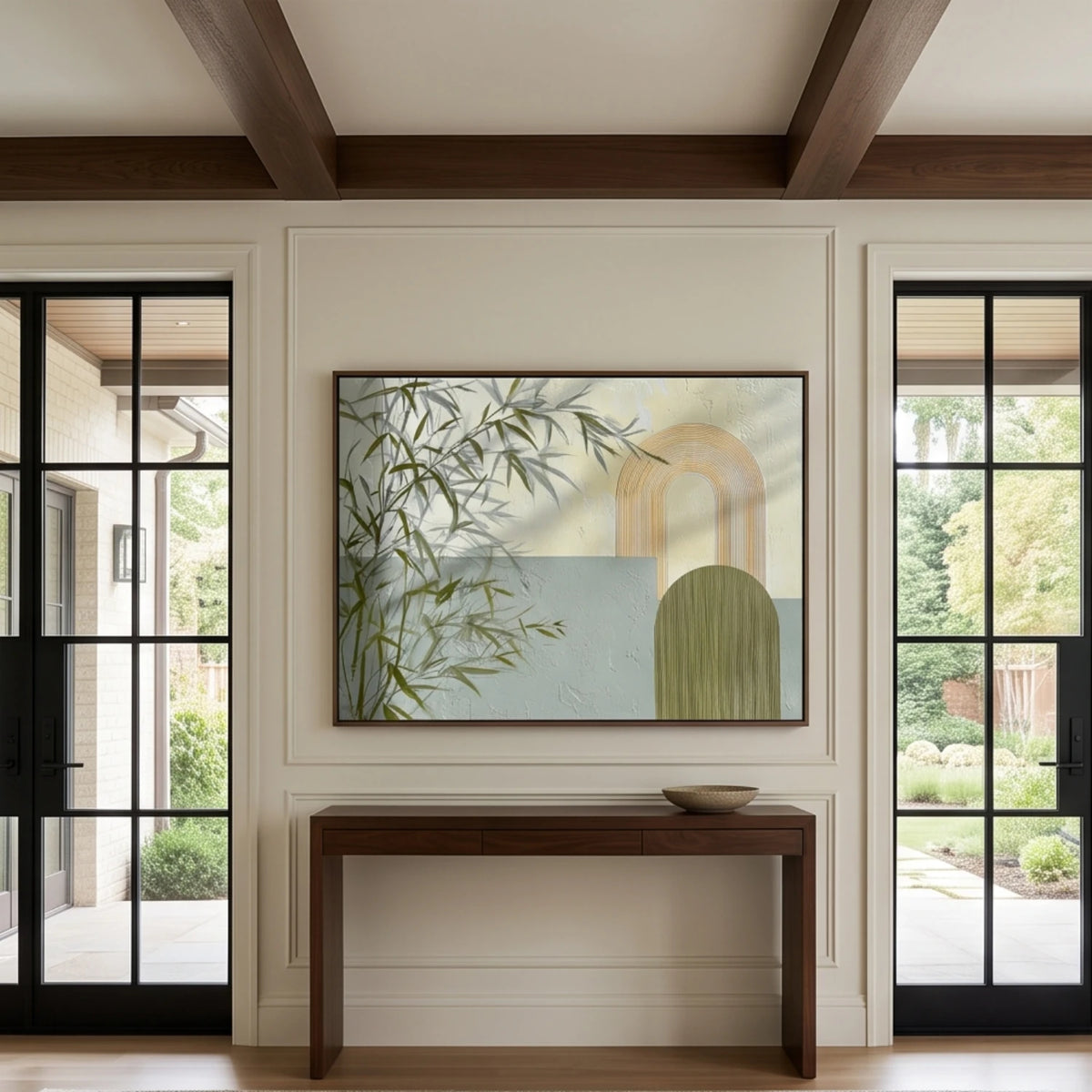 Golden Bamboo Passage — artwork view 1