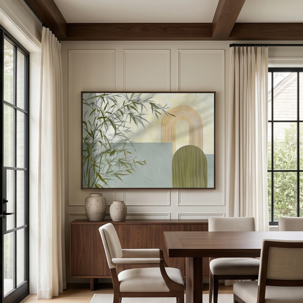 Golden Bamboo Passage — artwork view 2