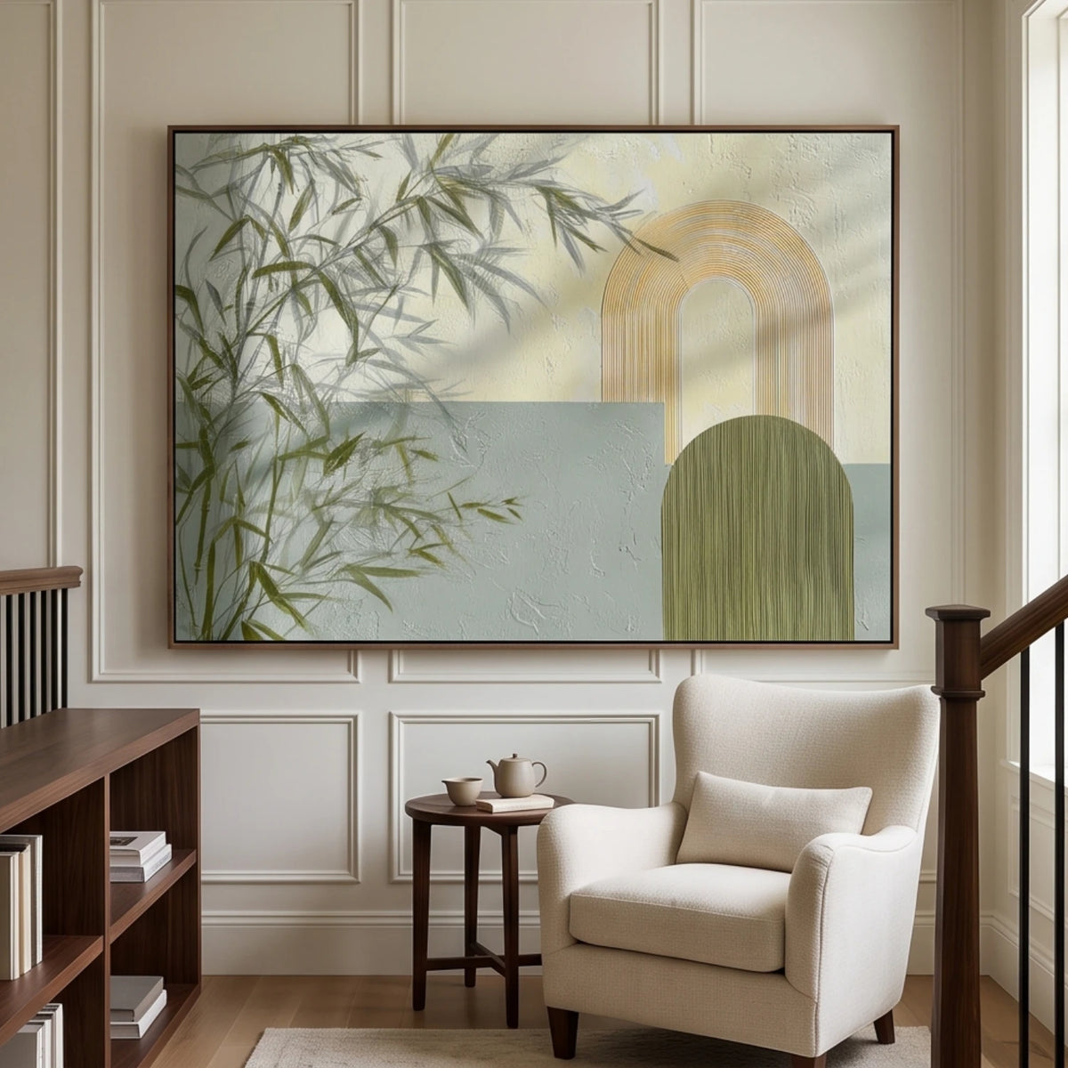 Golden Bamboo Passage — artwork view 4