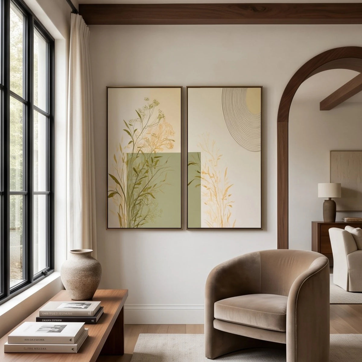 Golden Meadow Duet — artwork view 7
