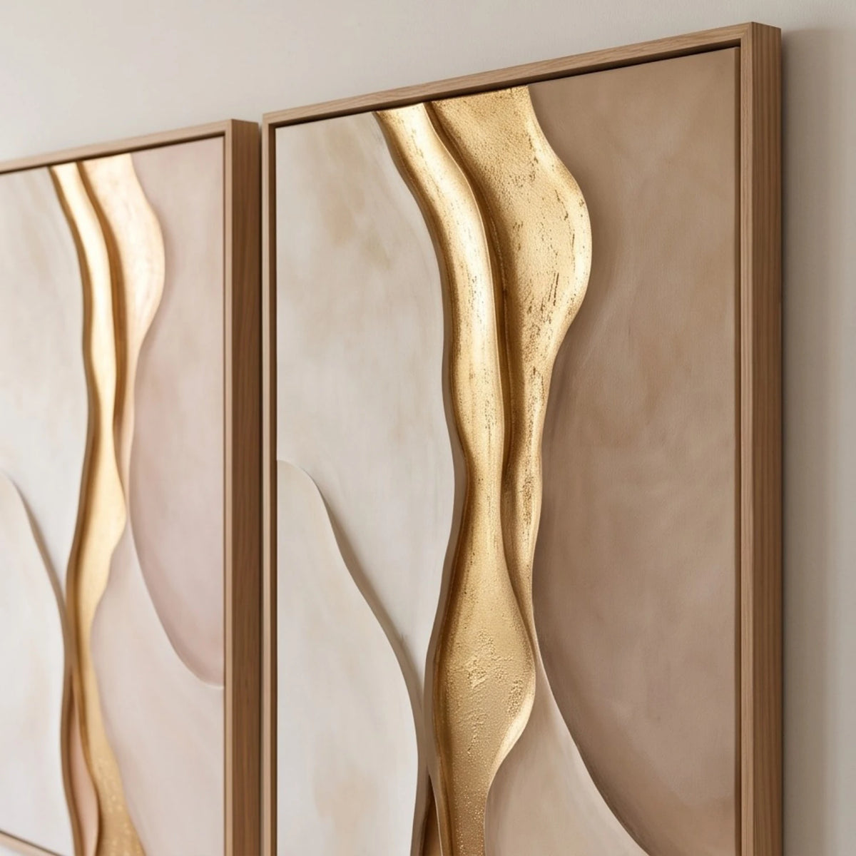 Golden Ribbon Flow — artwork view 6