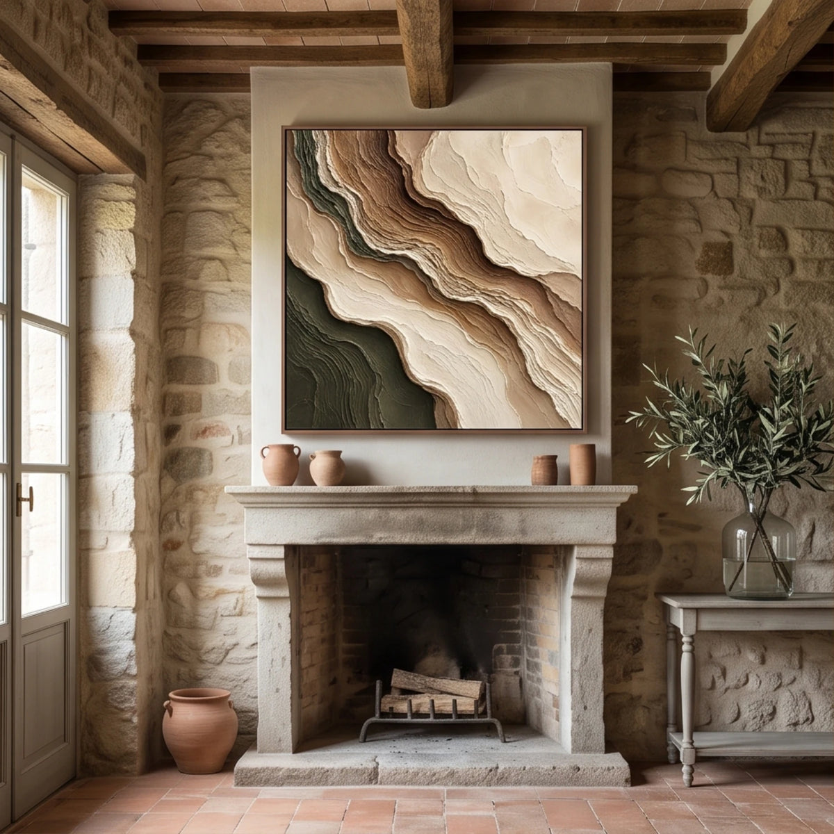 Olive Dune Strata — artwork view 1