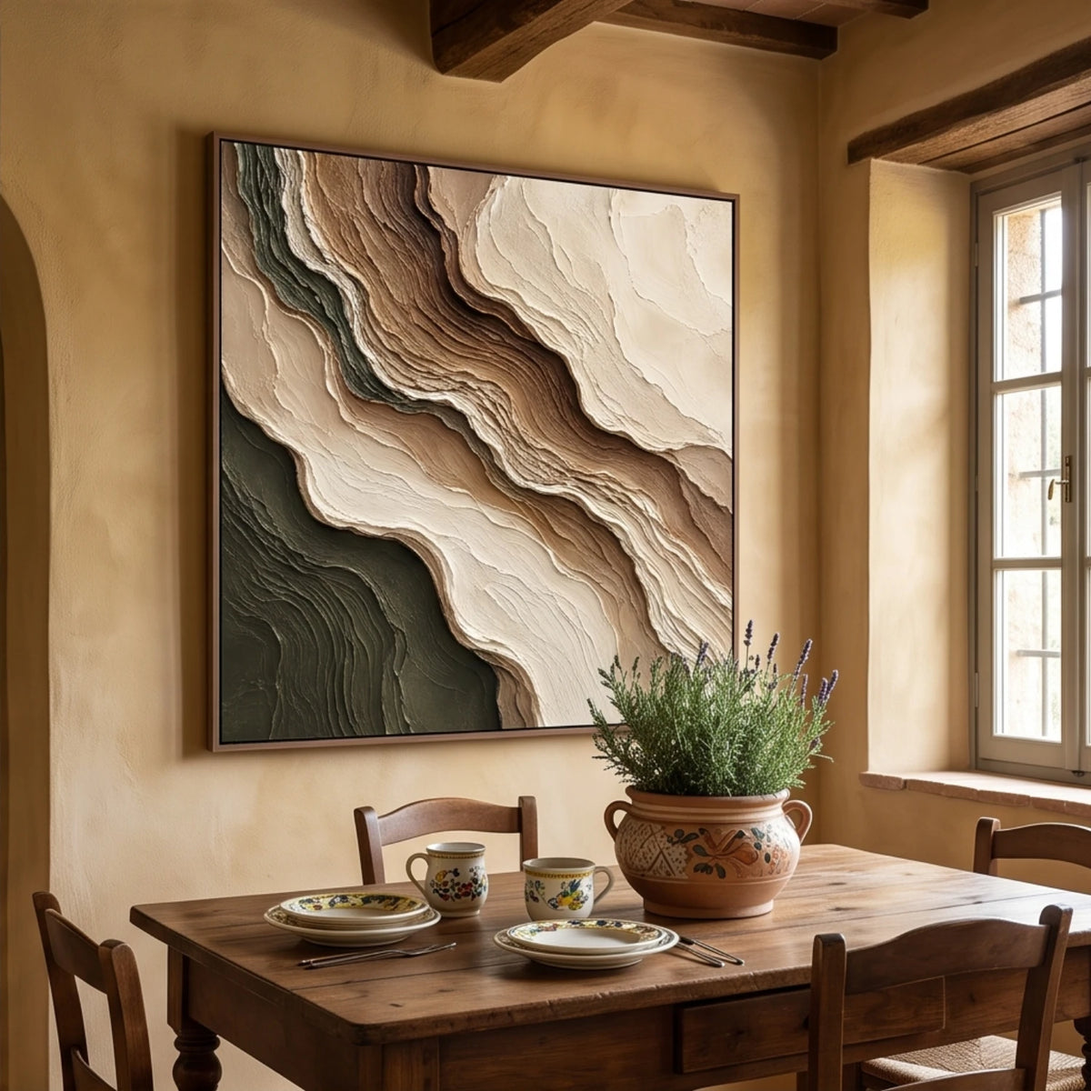 Olive Dune Strata — artwork view 2