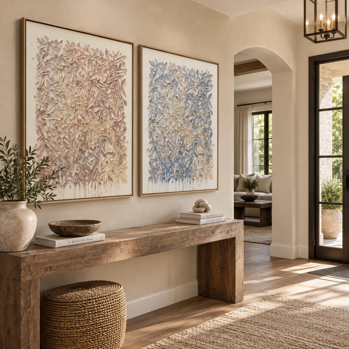 Petal Mosaic Dialogue — artwork view 3
