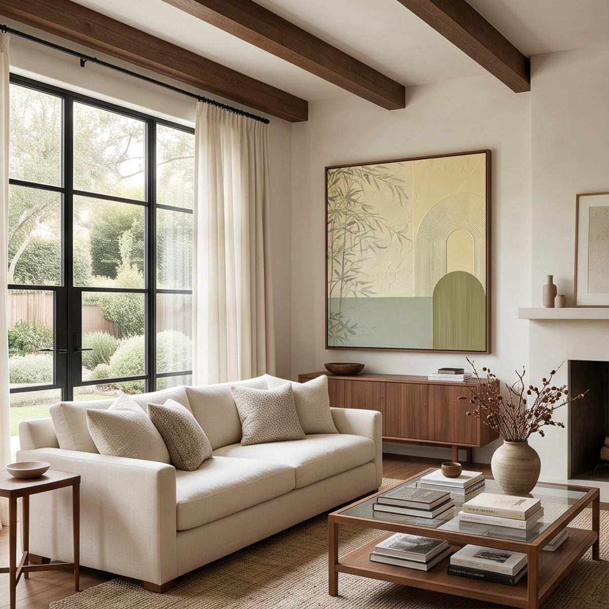 Quiet Bamboo Threshold — artwork view 1