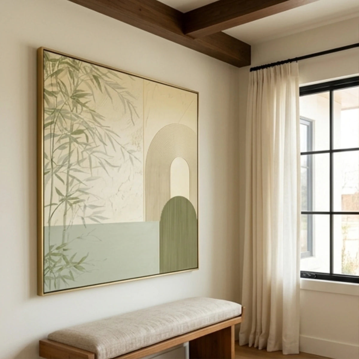 Quiet Bamboo Threshold — artwork view 5