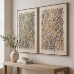 Sage and Earth Leaf Duet — artwork view 4