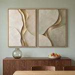 Sage and Gold Reverie — featured artwork in an interior setting