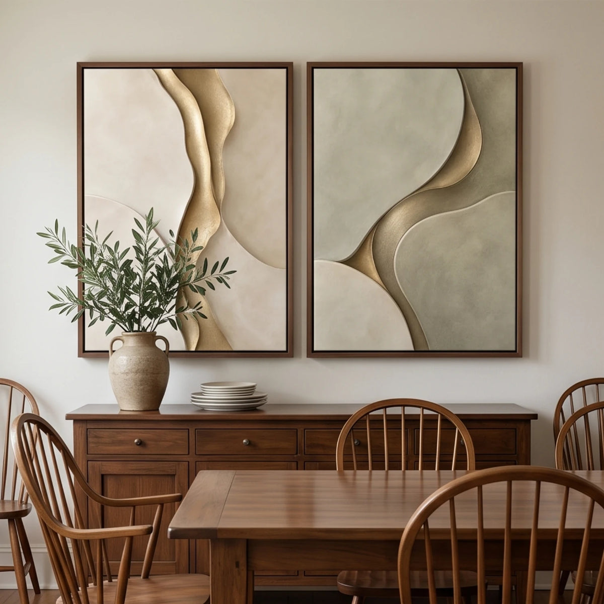 Sage and Gold Reverie — artwork view 9