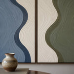 Sage and Slate Waves — artwork view 11