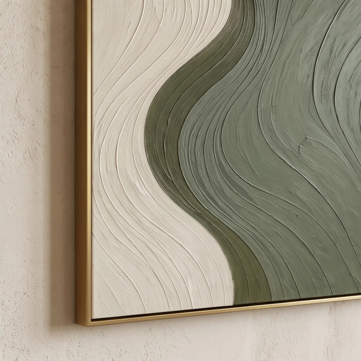 Sage and Slate Waves — artwork view 15