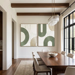 Sage Arch Rhythm — featured artwork in an interior setting