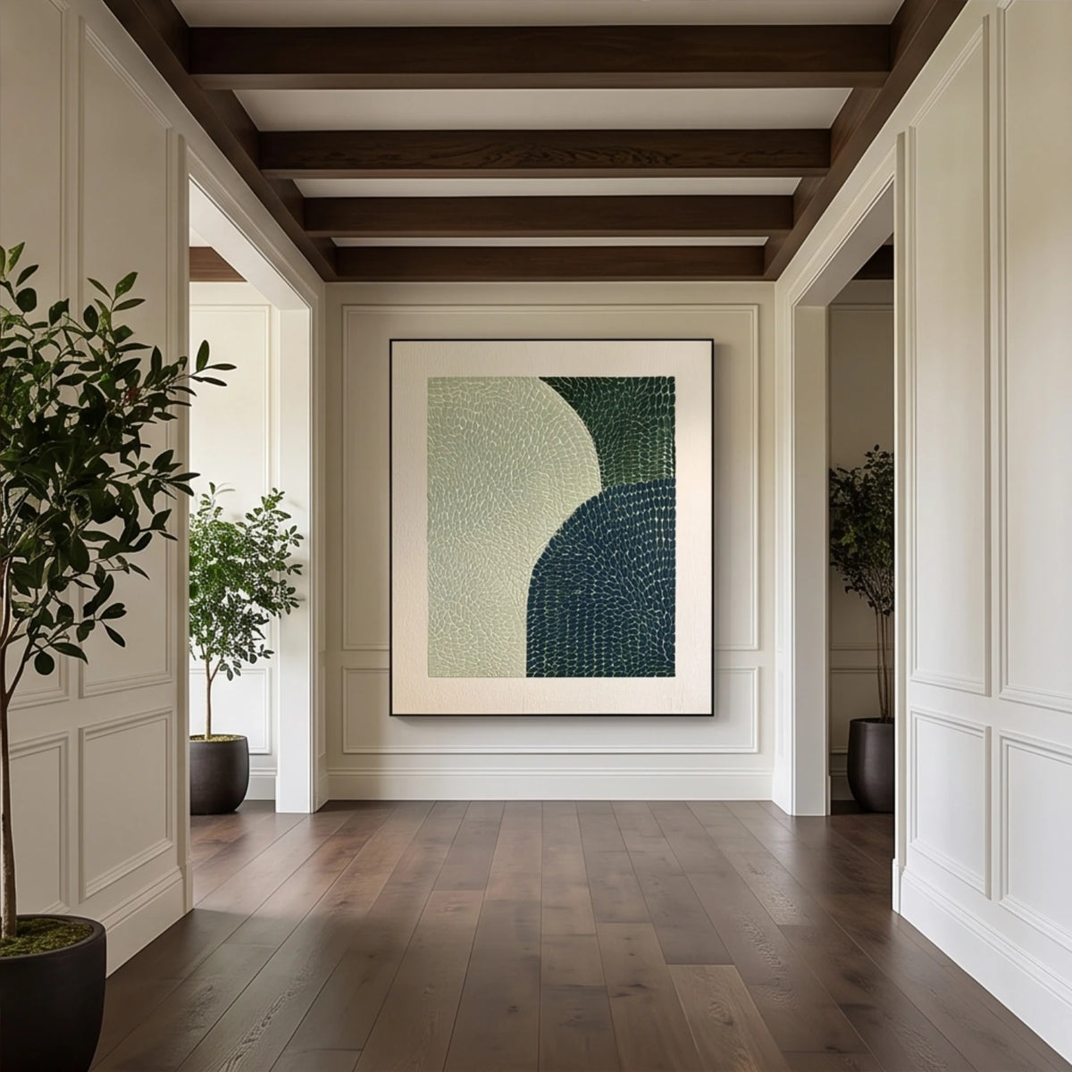 Sculpted Leaf Crescents — artwork view 10