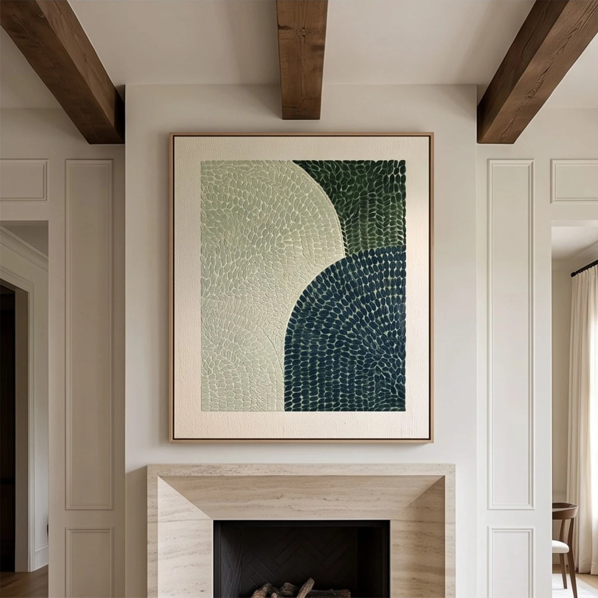 Sculpted Leaf Crescents — artwork view 6