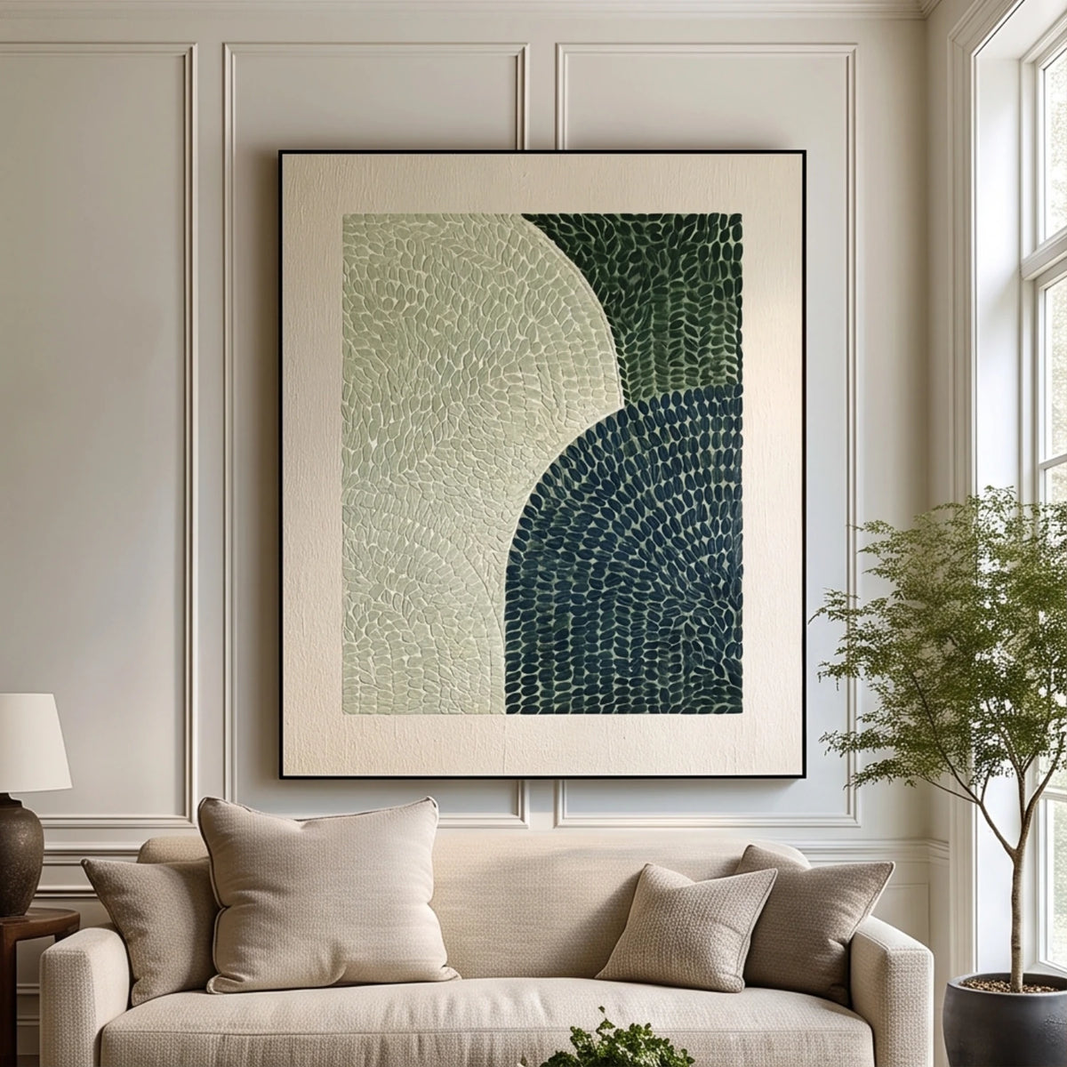 Sculpted Leaf Crescents — artwork view 7