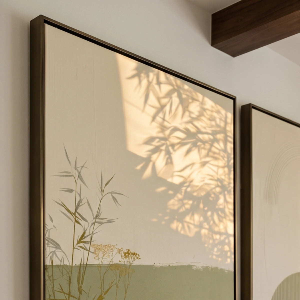 Sunlit Bamboo Duet — artwork view 1