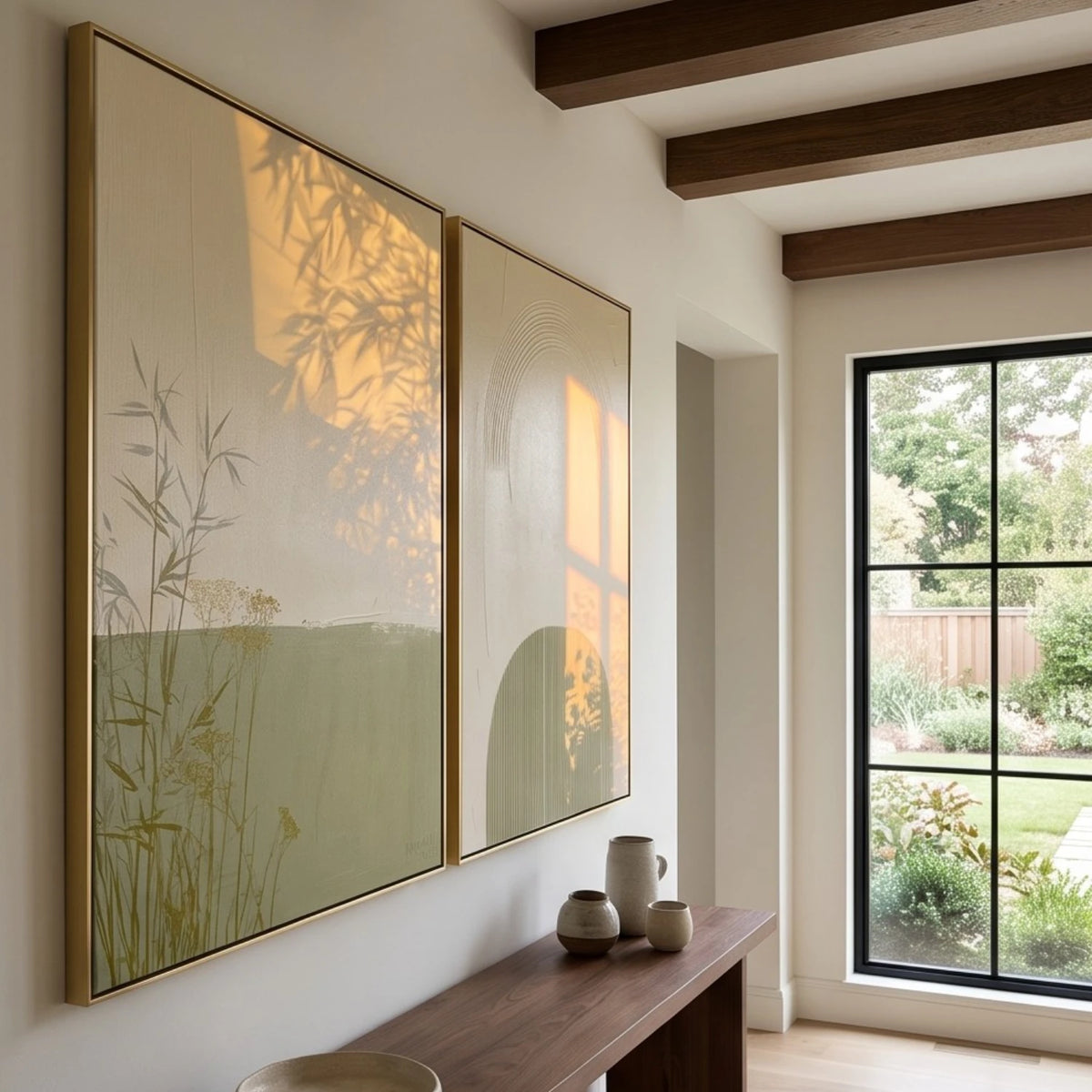Sunlit Bamboo Duet — artwork view 10