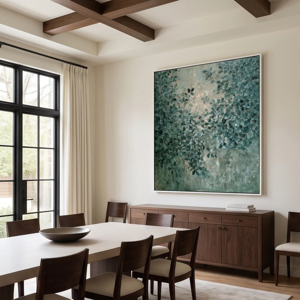 Teal Canopy Mist — artwork view 1