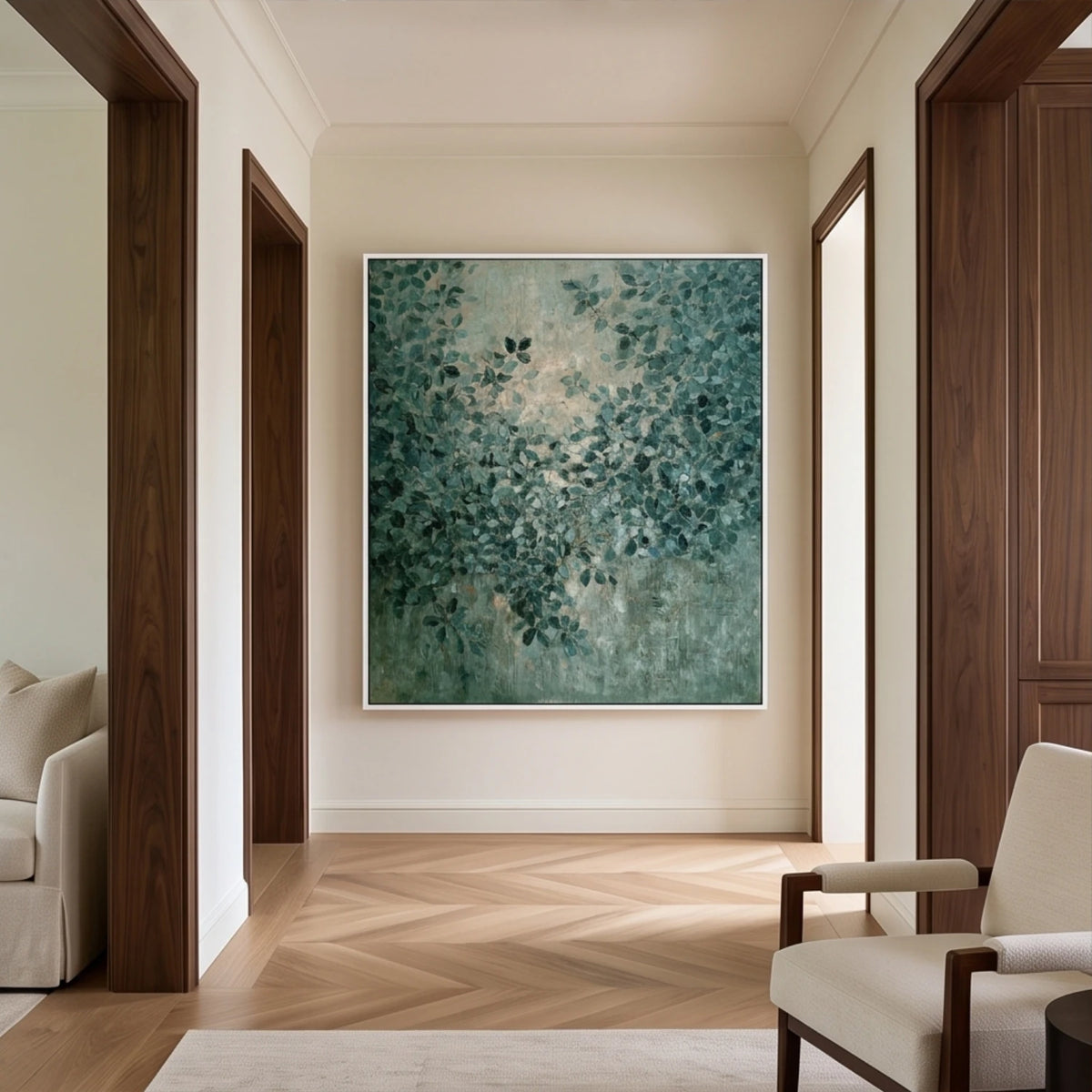 Teal Canopy Mist — artwork view 3