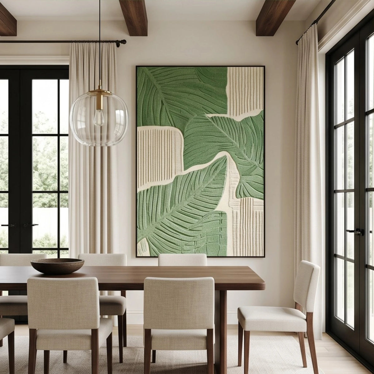 Verdant Leaf Relief — artwork view 5