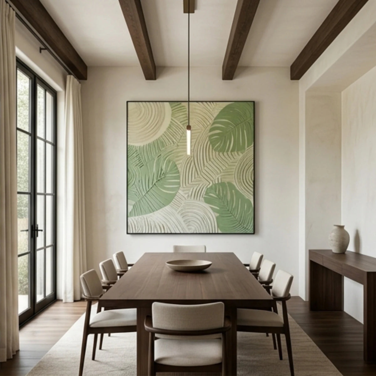 Verdant Leaf Symphony — artwork view 6