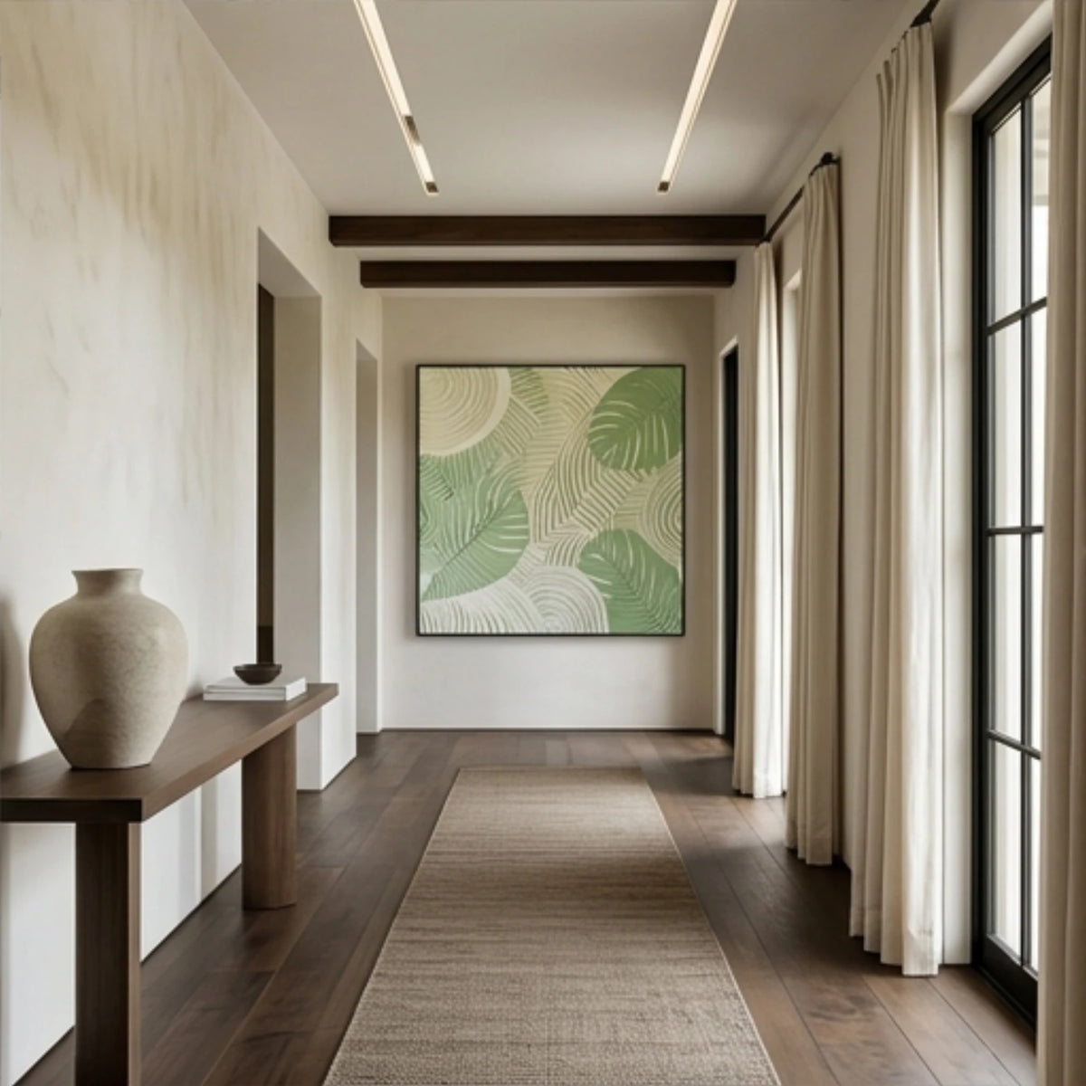 Verdant Leaf Symphony — artwork view 8
