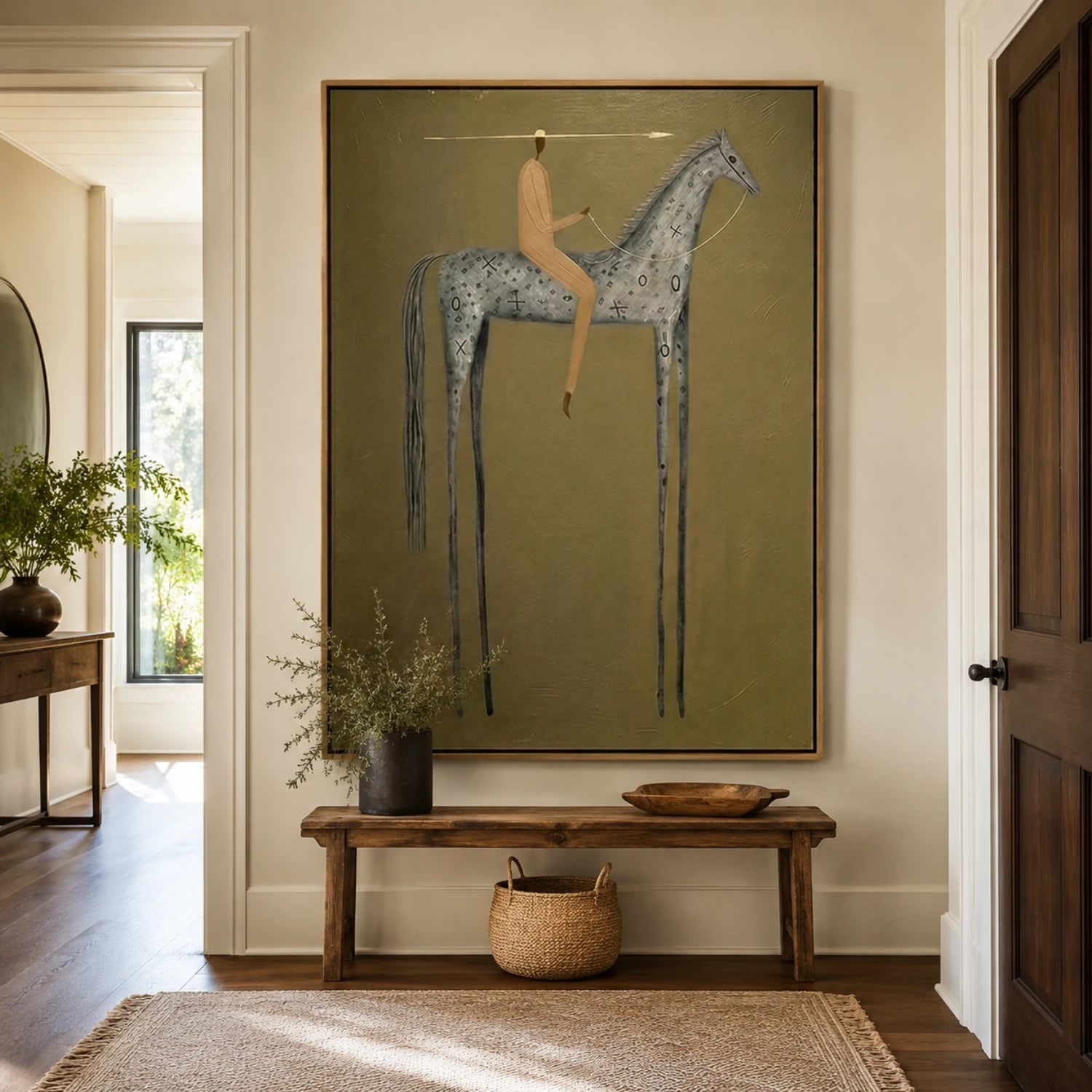 Vintage Americana Art | Olive Ascent