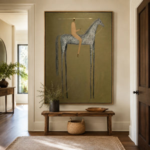 Vintage Americana Art | Olive Ascent