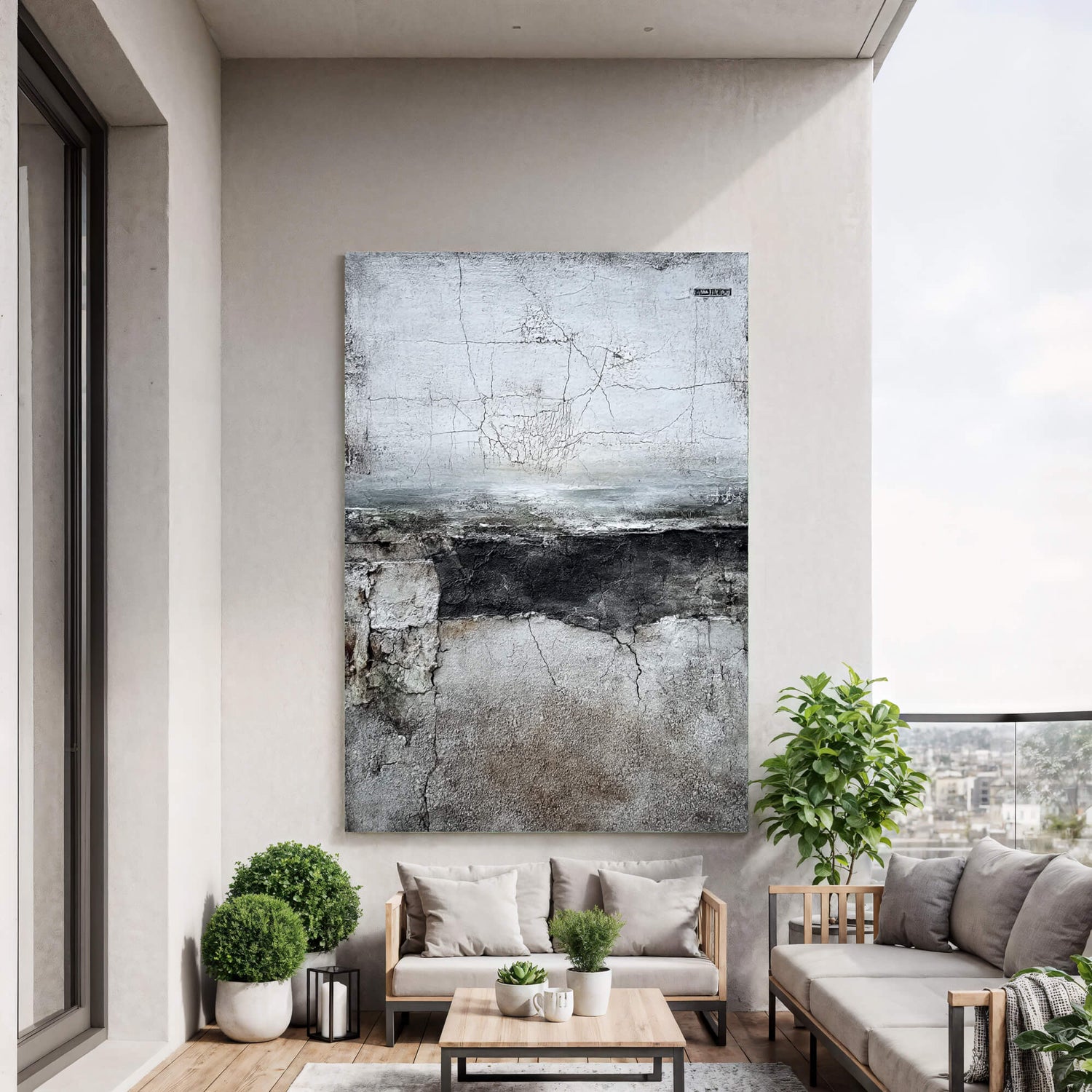 Wabi-Sabi Art | Cracked Ash Divide