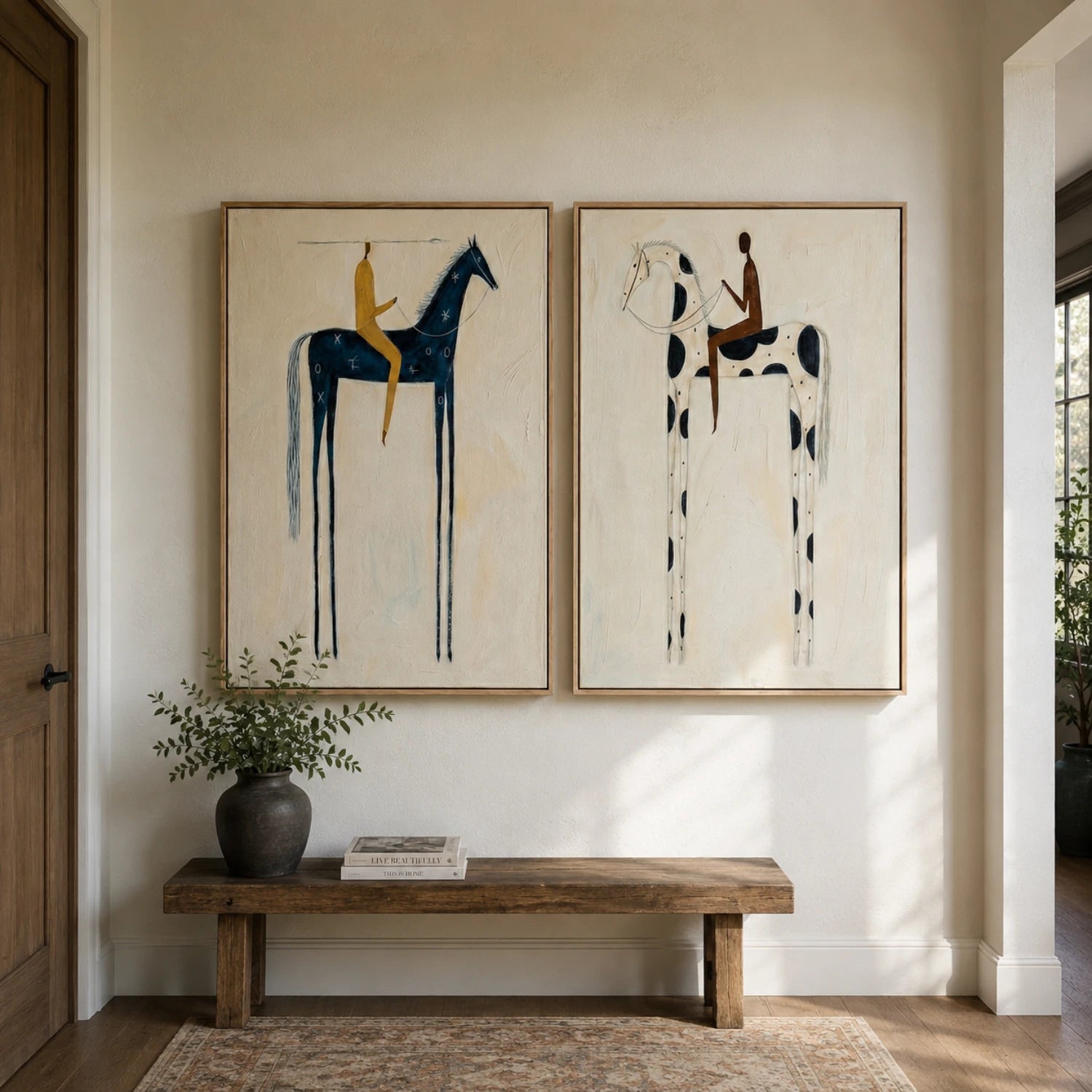 Vintage Americana Art | Twin Nocturnes