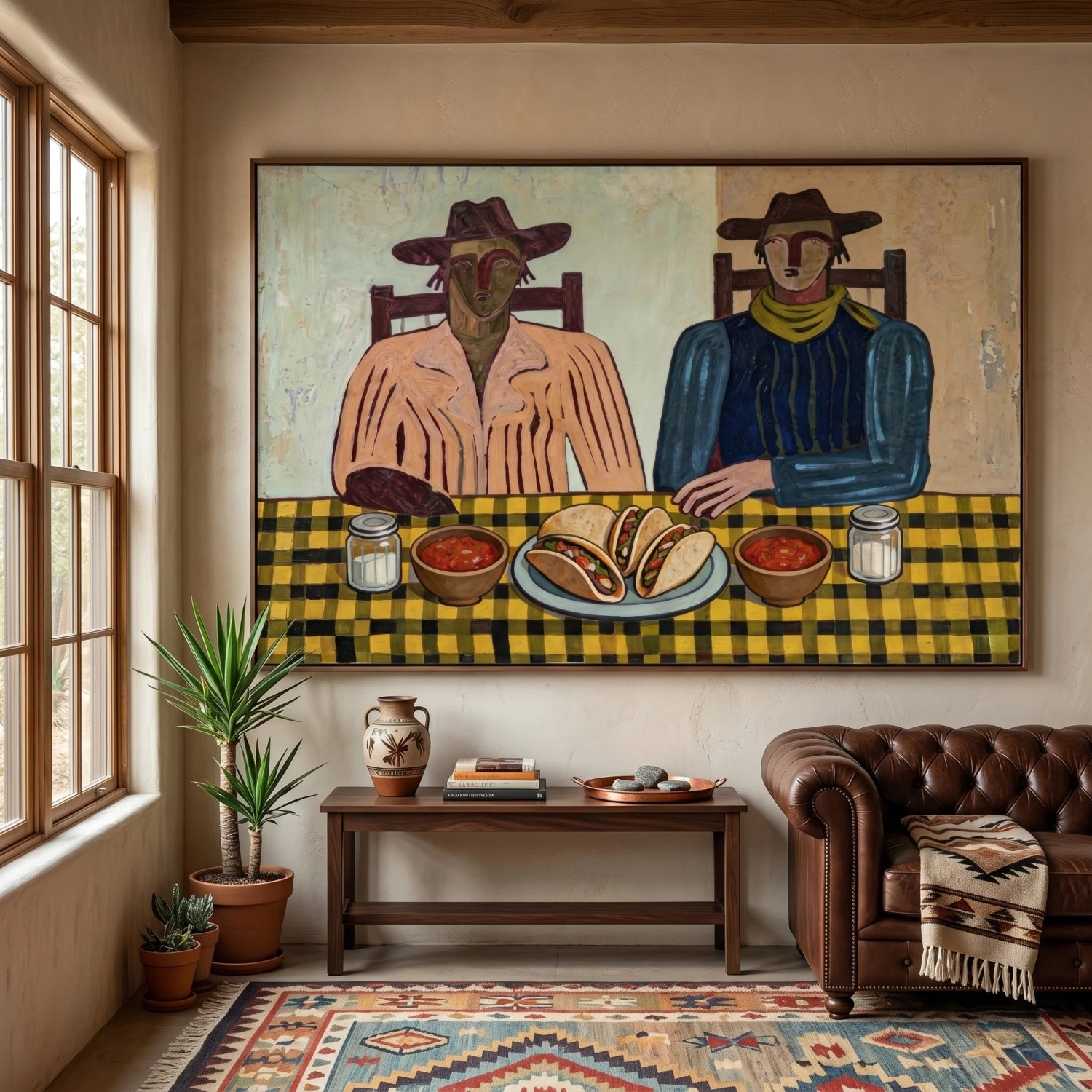 Vintage Americana Art | Taco Supper