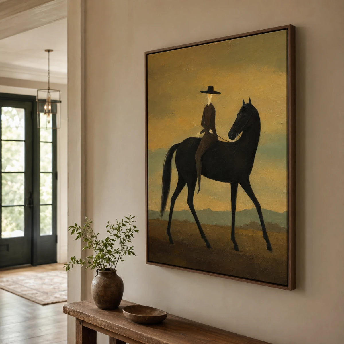 Vintage Americana Art | Twilight Journey
