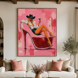 POP Art | Heel Lounge Cowgirl