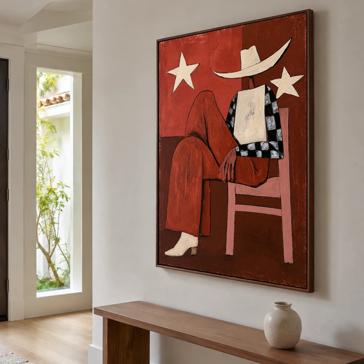 Vintage Americana Art | Crimson Star Companion
