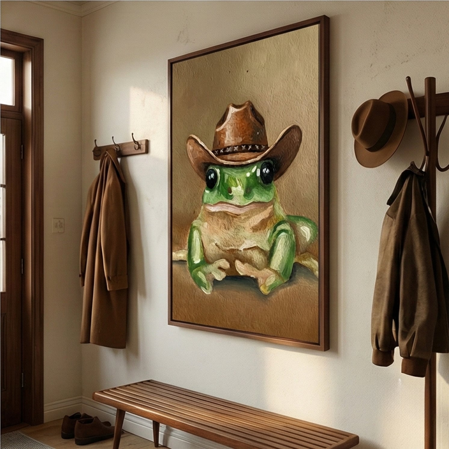 Surreal Art | Green Cowboy Frog