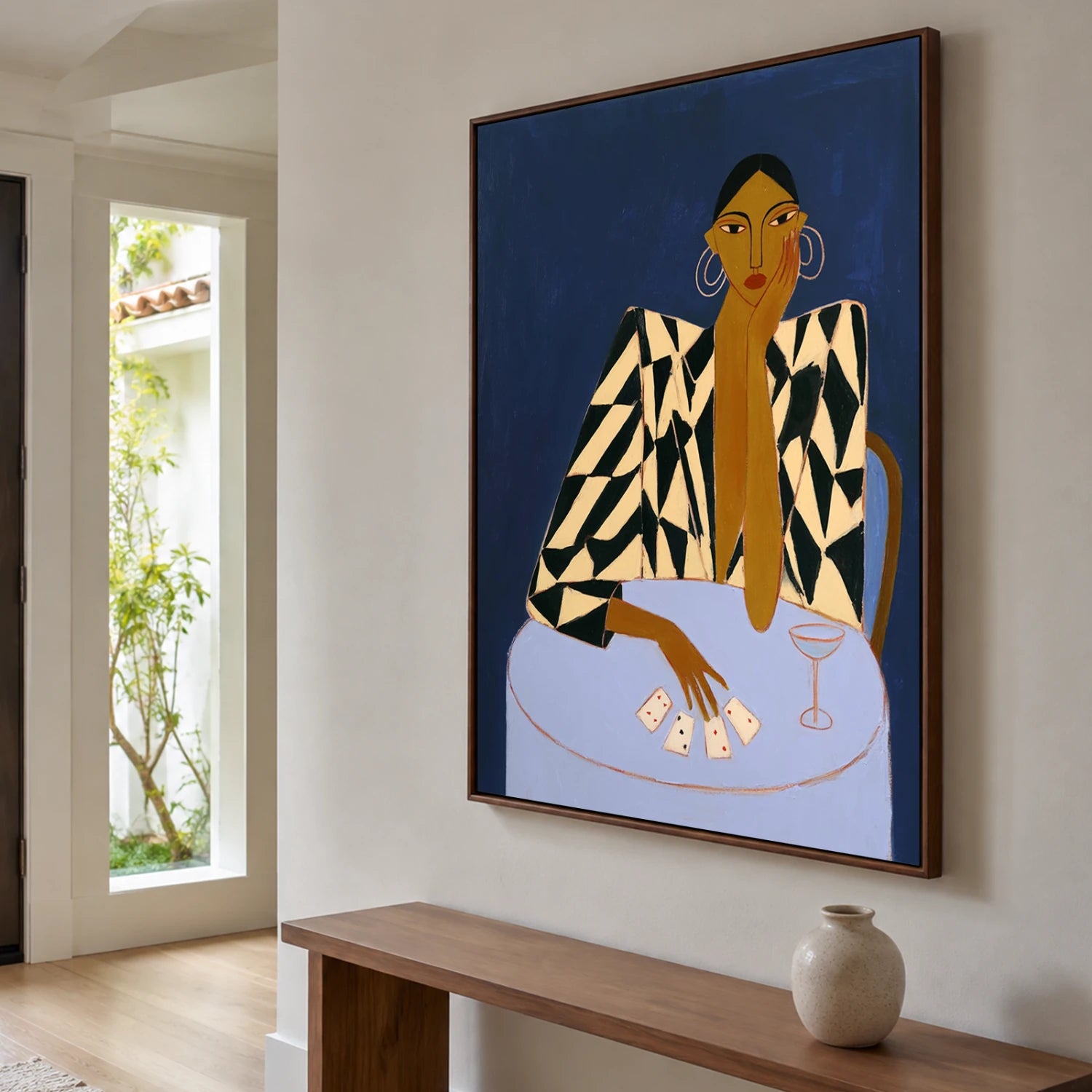 Vintage Americana Art | Midnight Hand