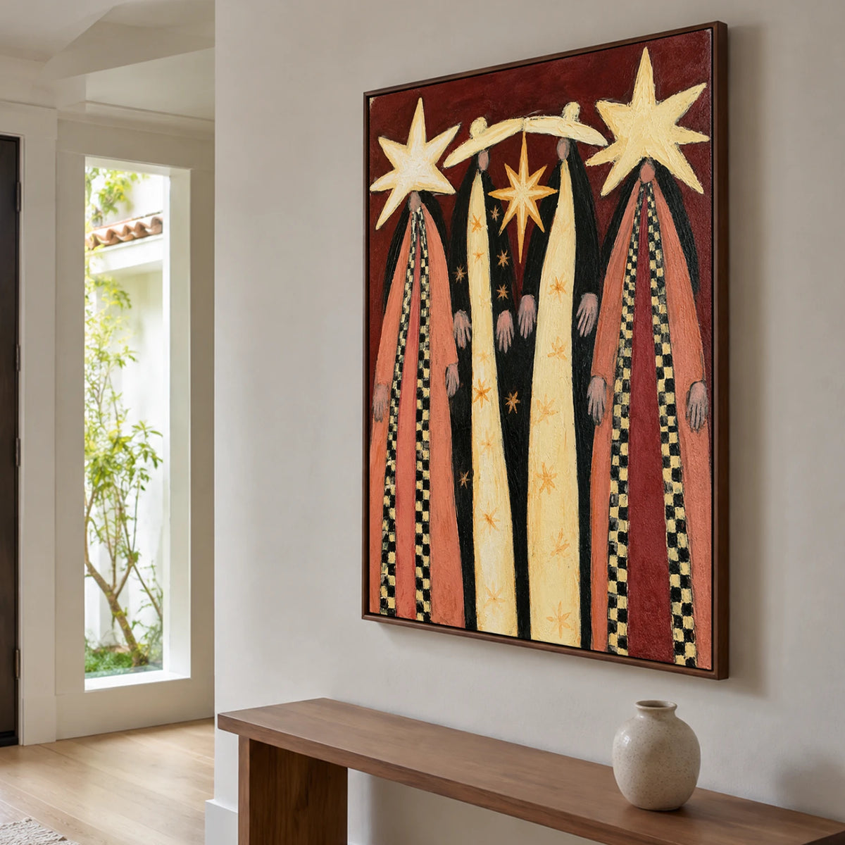 Vintage Americana Art | The Gathering