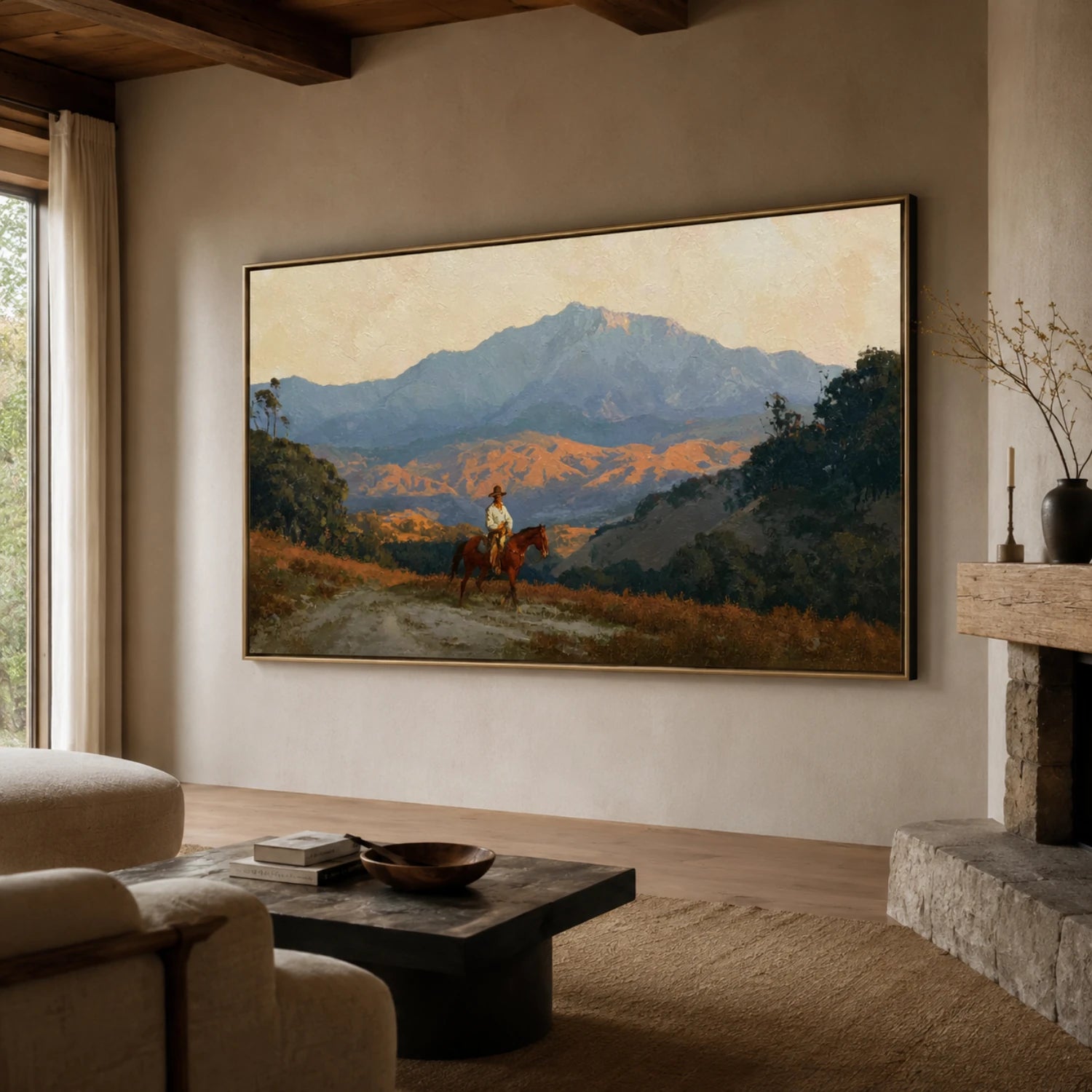 Vintage Americana Art | Valley Golden Glow