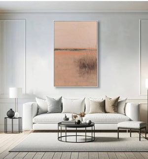 Wabi-Sabi Art | Cracked Reed Horizon