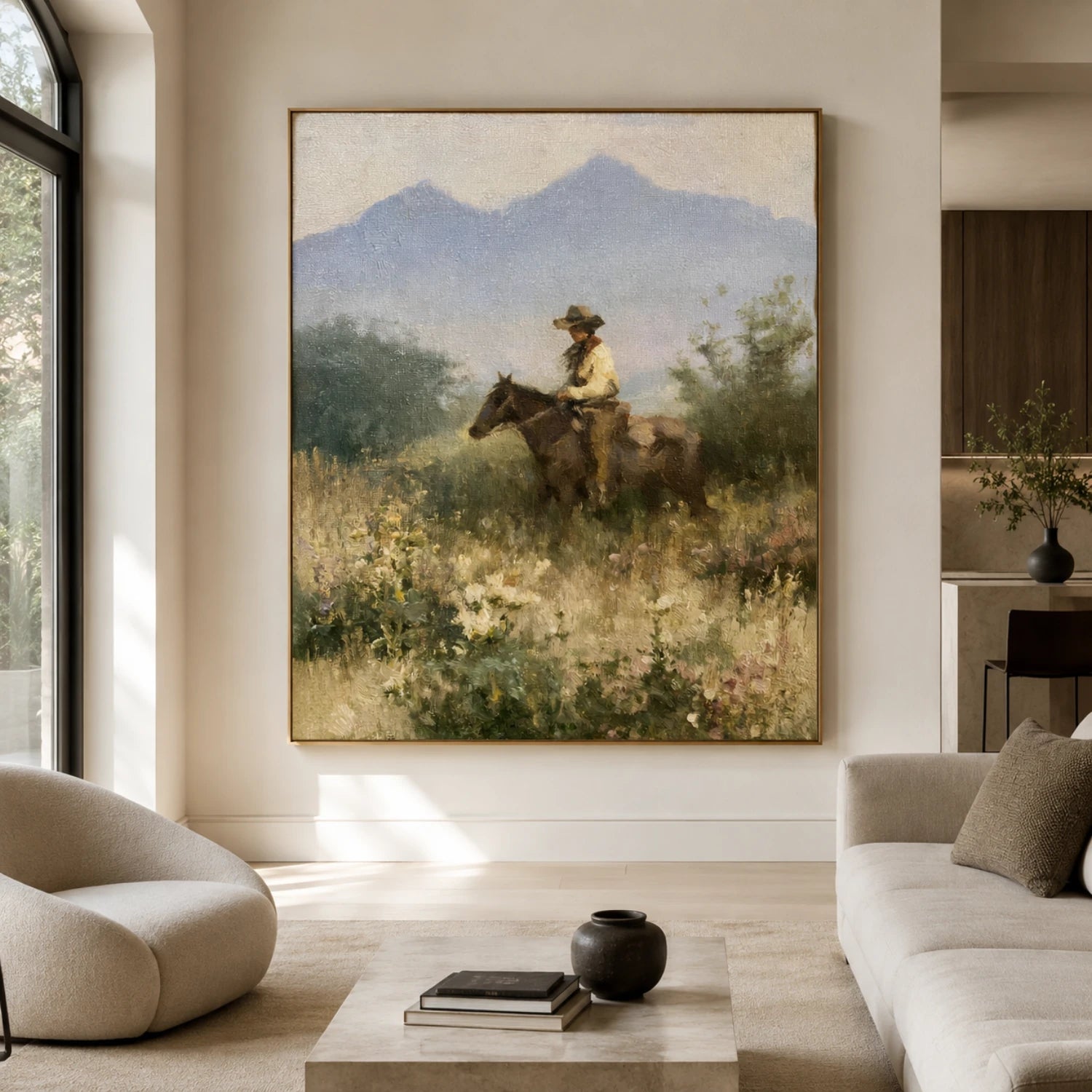 Vintage Americana Art | Wildflower Trail